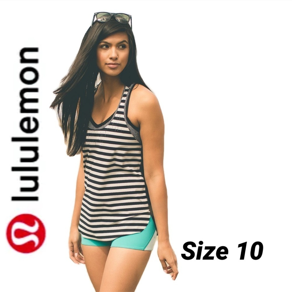 Lululemon Water Bound Singlet  Swim Run Surf Watersports  size 10